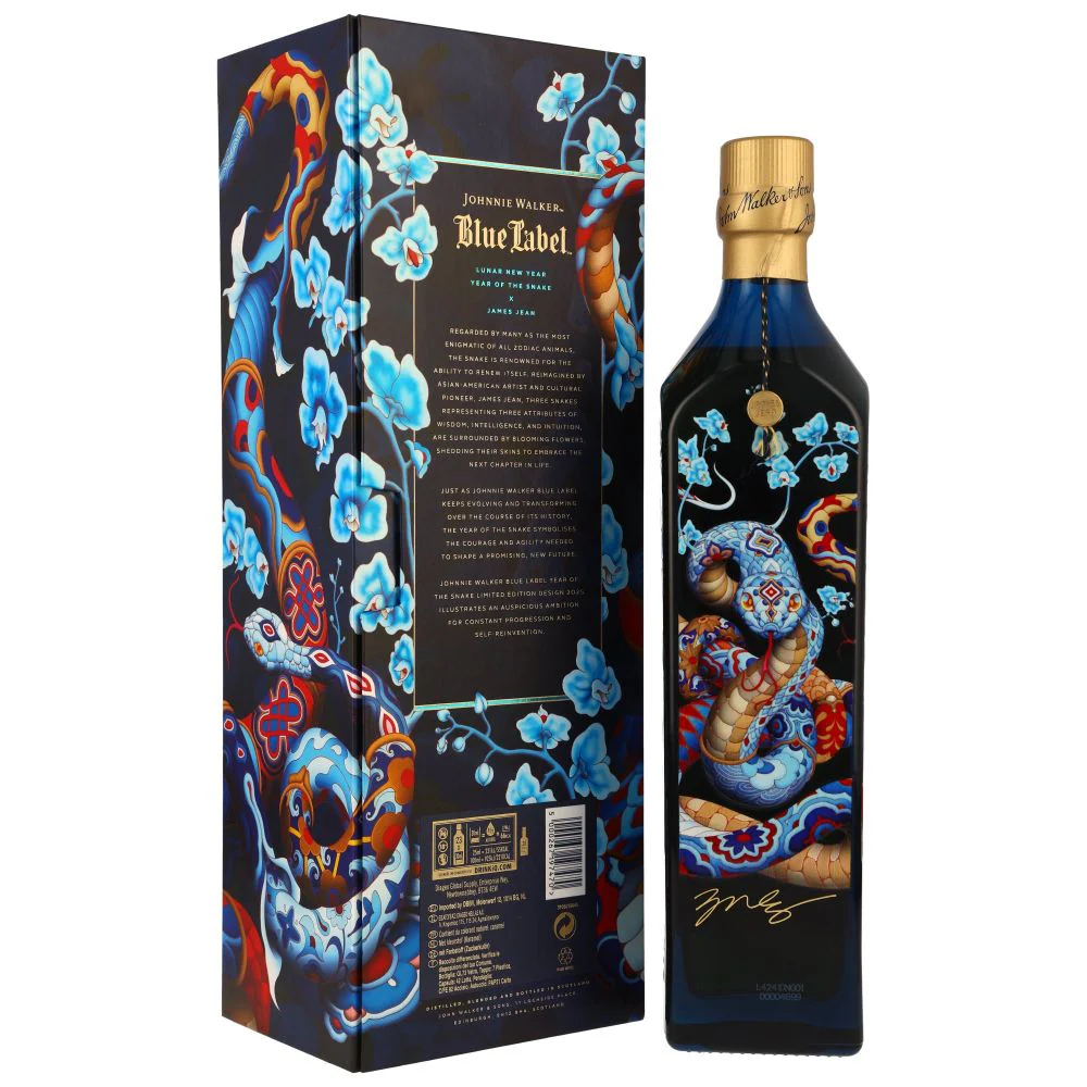 Johnnie Walker Blue Label Chinese New Year - Year of the Snake (James Jean) 40% 0,7l - Image 2