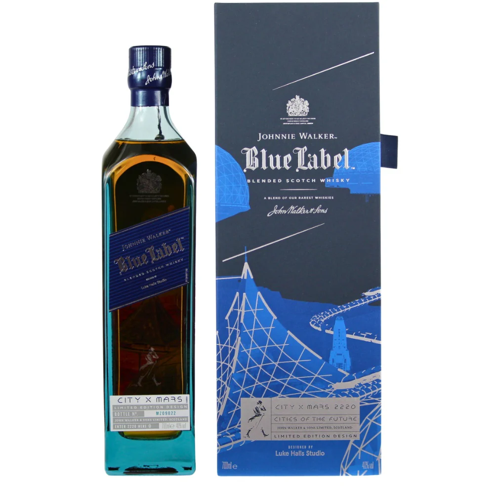 Johnnie Walker Blue Label Cities of the Future Mars 2220 40% 0,7l
