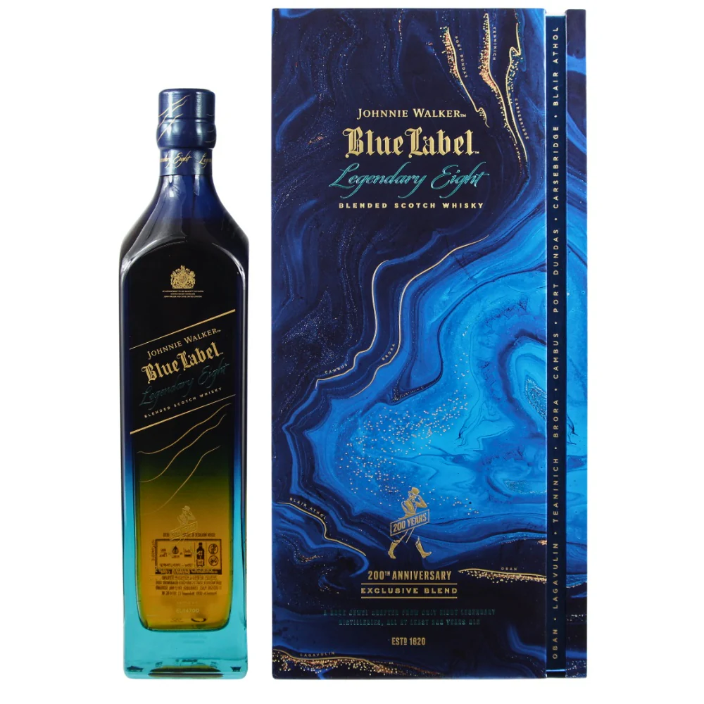 Johnnie Walker Blue Label Legendary Eight 200th Anniversary 43,8% 0,7l