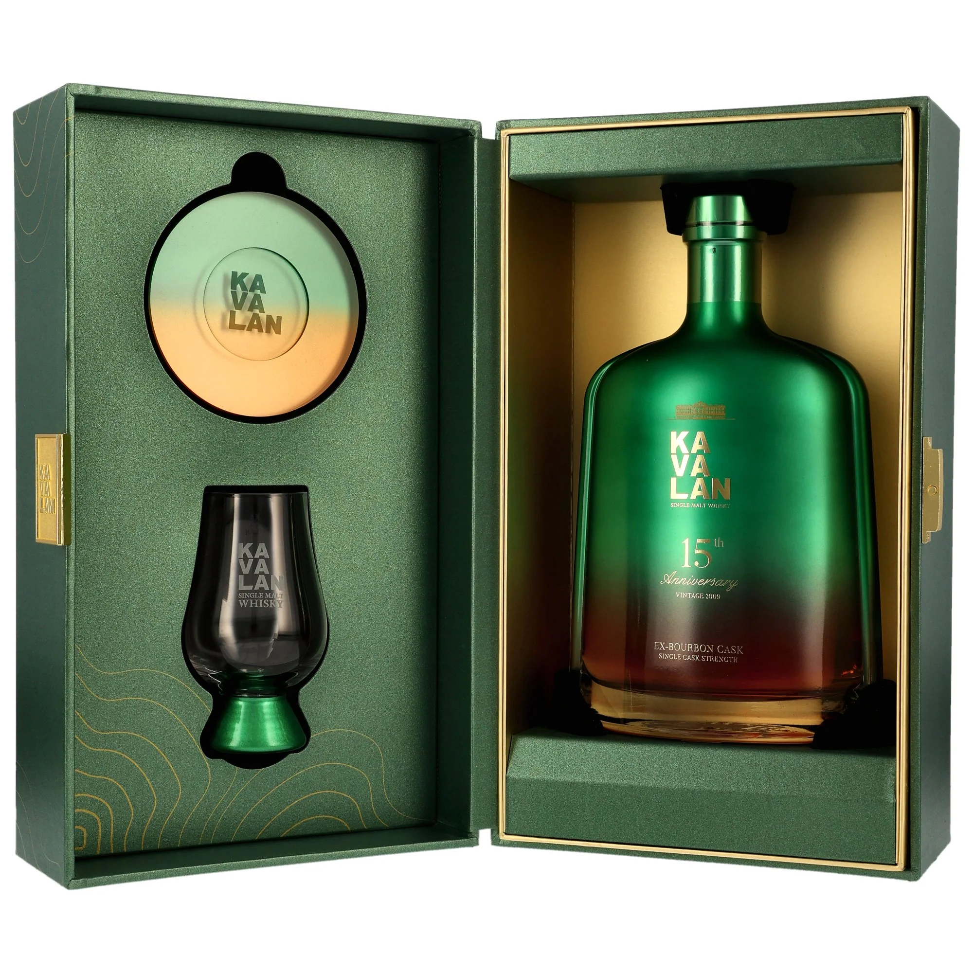 Kavalan 15 Jahre 2009/2024 15th Anniversary Ex-Bourbon Cask #B090814025B 50% 0,7l