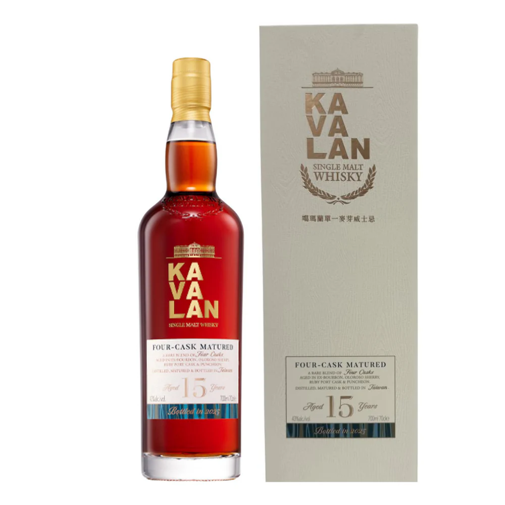 Kavalan 15 Jahre Four Casks 2025 Edition 43% 0,7l