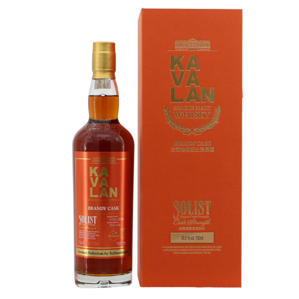 Kavalan 8 Jahre 2017/2025 Solist Brandy Single Cask Strength 54,8% 0,7l
