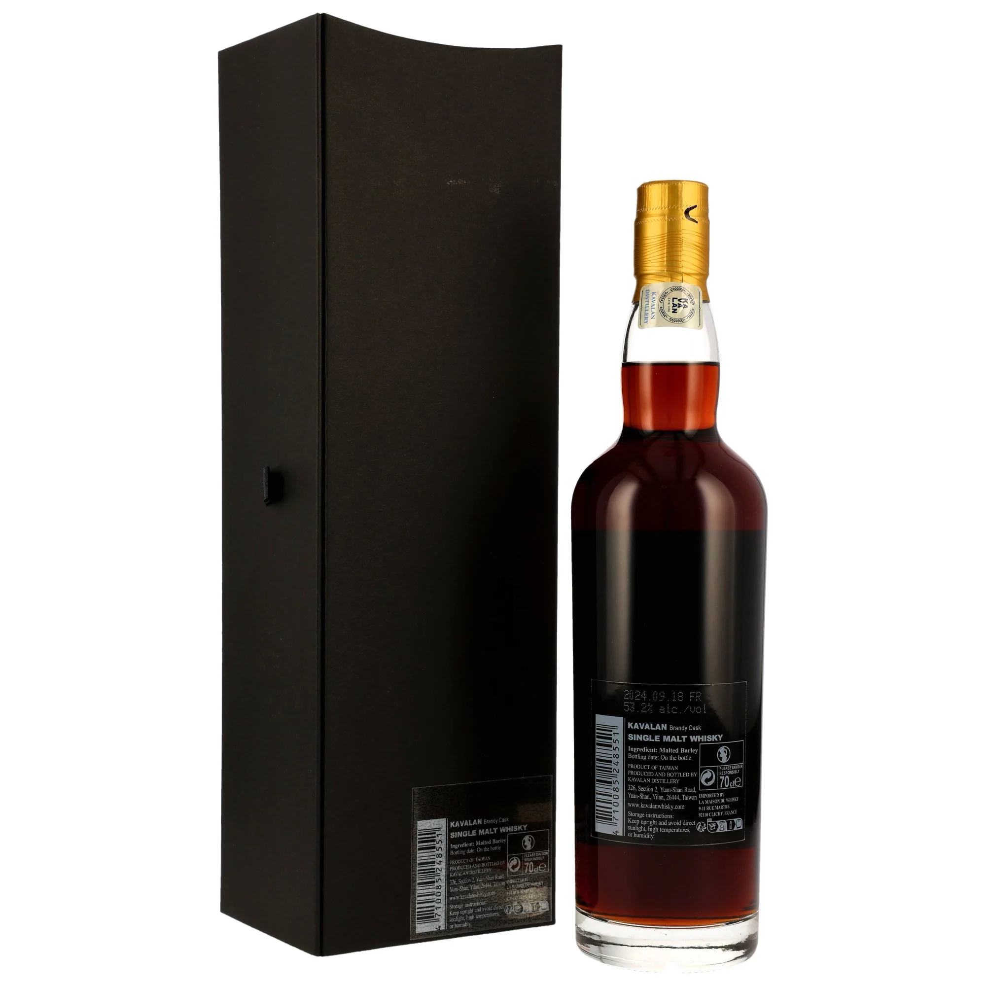 Kavalan Brandy Cask #Y160527035A Foundations 53,2% 0,7l - Image 2