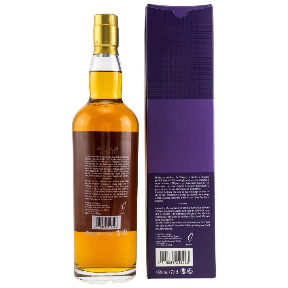 Kavalan Podium Taiwanese Single Malt Whisky 46% 0,7l - Image 2