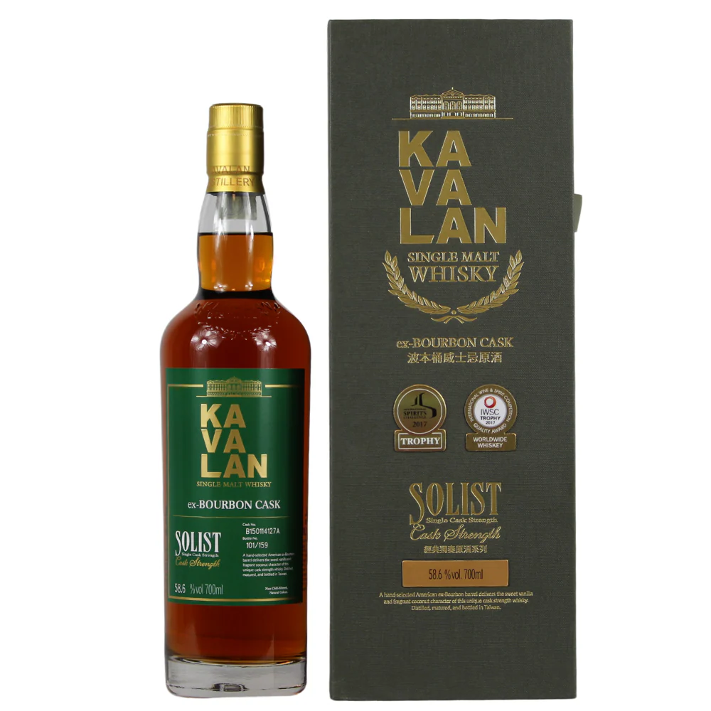 Kavalan Solist Ex Bourbon Cask #B150114127A 58,6% 0,7l
