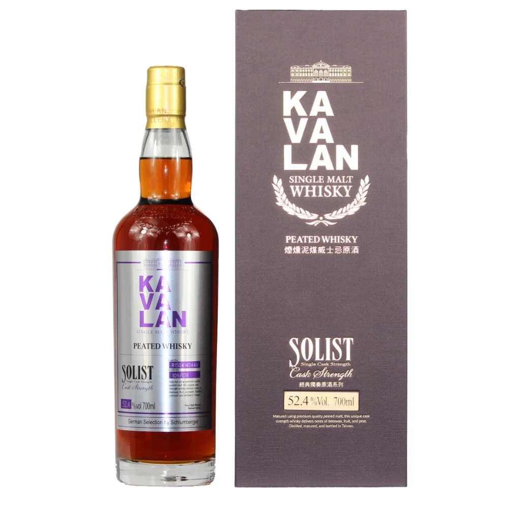 Kavalan Solist Peated Taiwanese Whisky 52,4% 0,7l