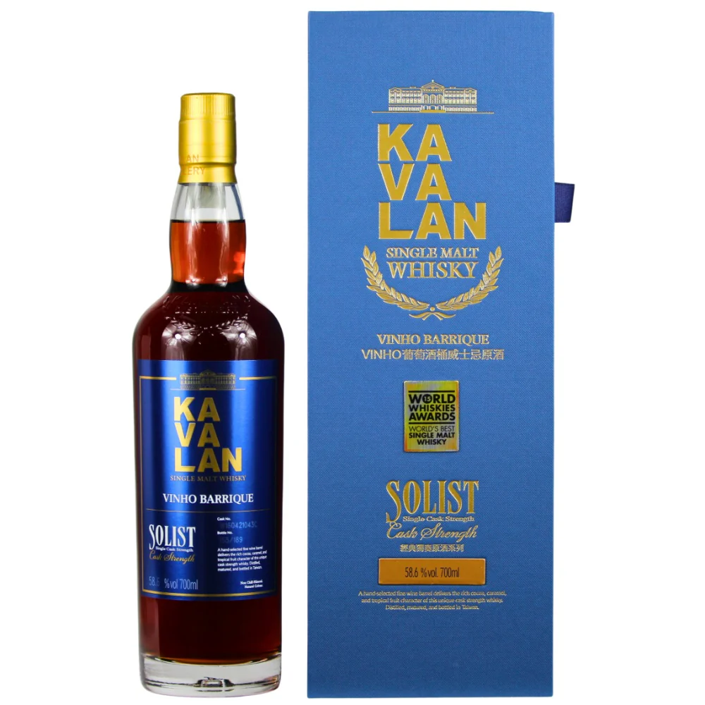 Kavalan Solist Vinho Barrique Cask W160421043C 58,6% 0,7l