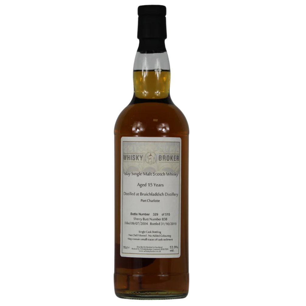 Bruichladdich (Port Charlotte) 15 Jahre 2004/2019 Whisky Broker 53,9% 0,7l