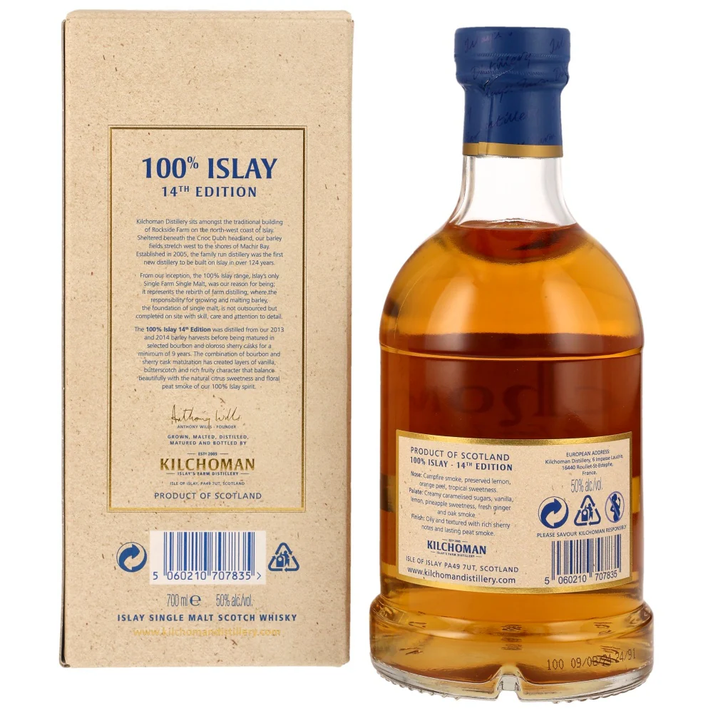 Kilchoman 100% Islay Limited Edition 14 50% 0,7l - Image 2