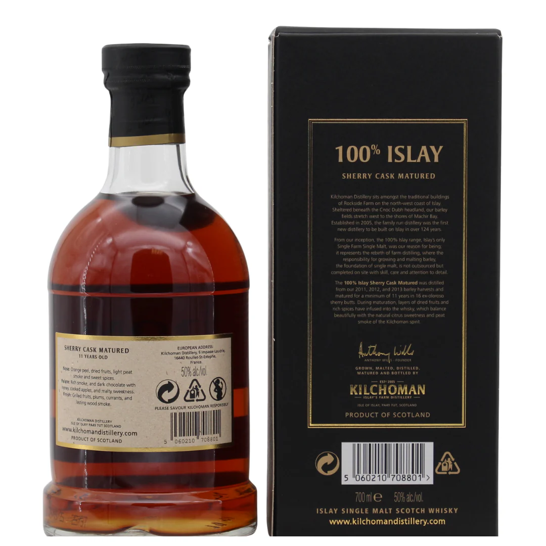 Kilchoman 11 Jahre 100% Islay Sherry Cask Matured 50% 0,7l - Image 2