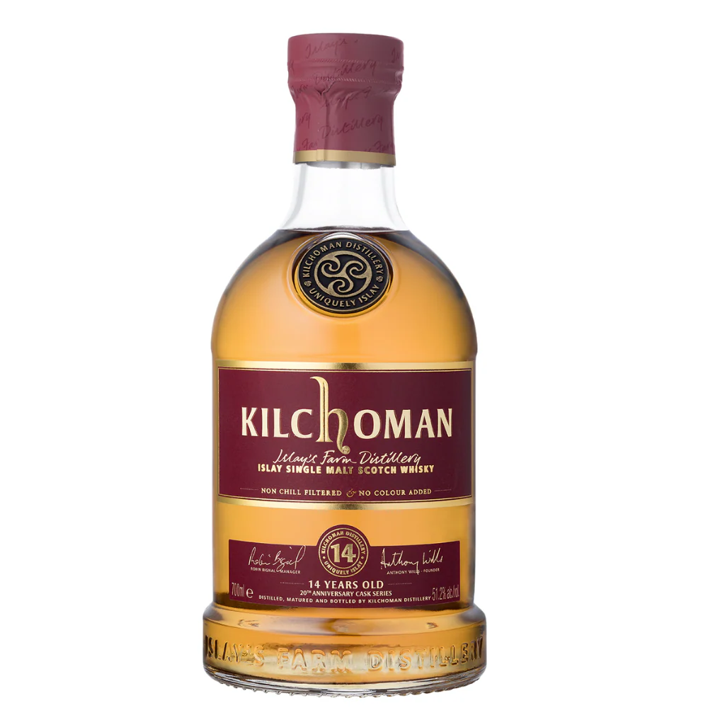 Kilchoman 14 Jahre 20th Anniversary Cask Series Ex-Bourbon Barrels 51,2% 0,7l