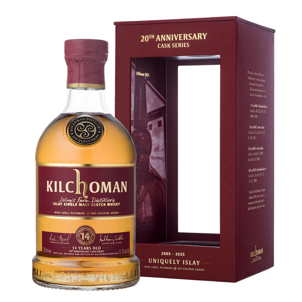 Kilchoman 14 Jahre 20th Anniversary Cask Series Ex-Bourbon Barrels 51,2% 0,7l - Image 2