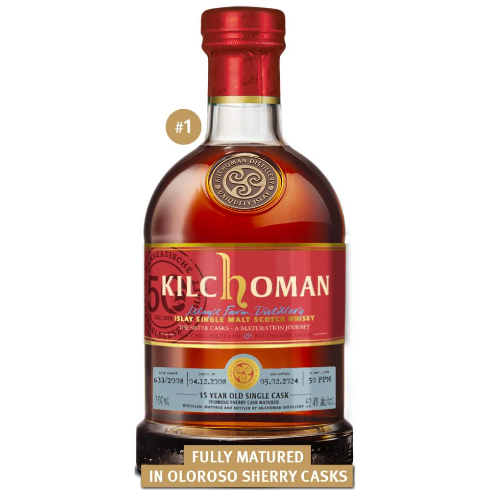Kilchoman 2008/2024 Oloroso Sherry Sister Cask 1 633/2008 52,4% 0,7l