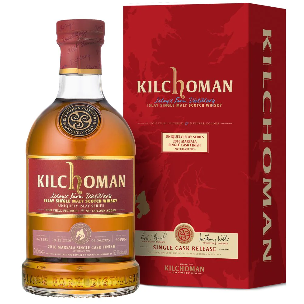 Kilchoman Marsala Cask Finish 2016 Uniquely Islay Series AN T-EARRACH 2025 56,1% 0,7l
