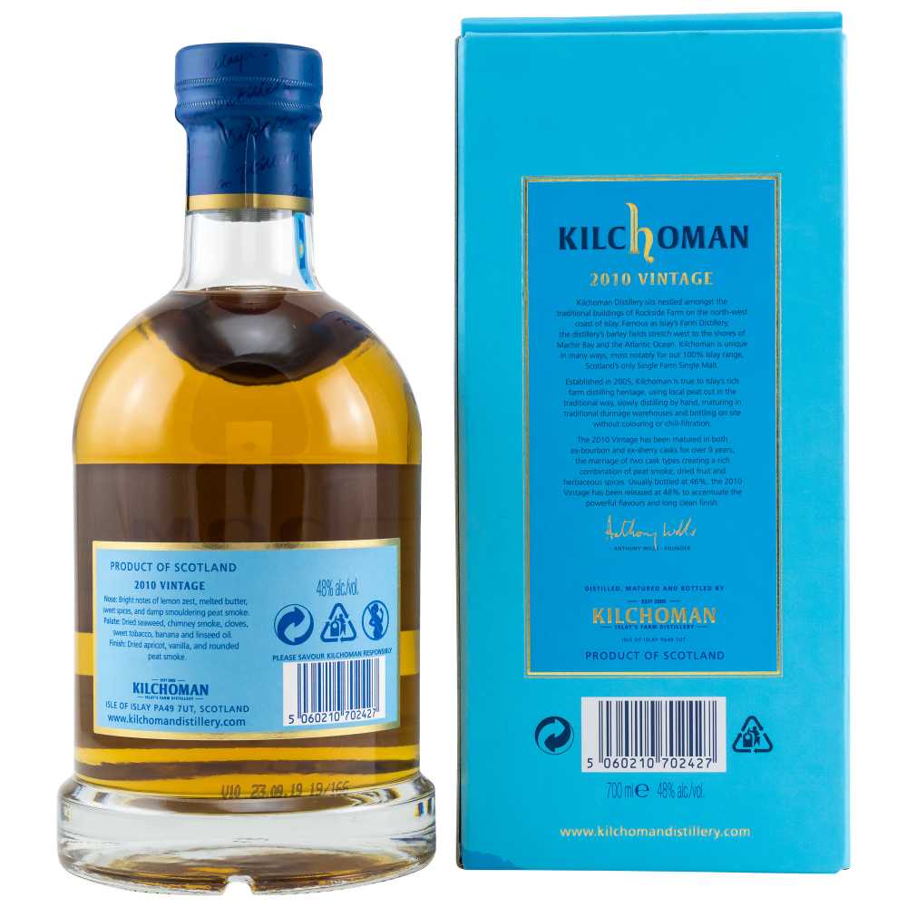 Kilchoman Vintage 2010/2019 48% 0,7l - Image 2