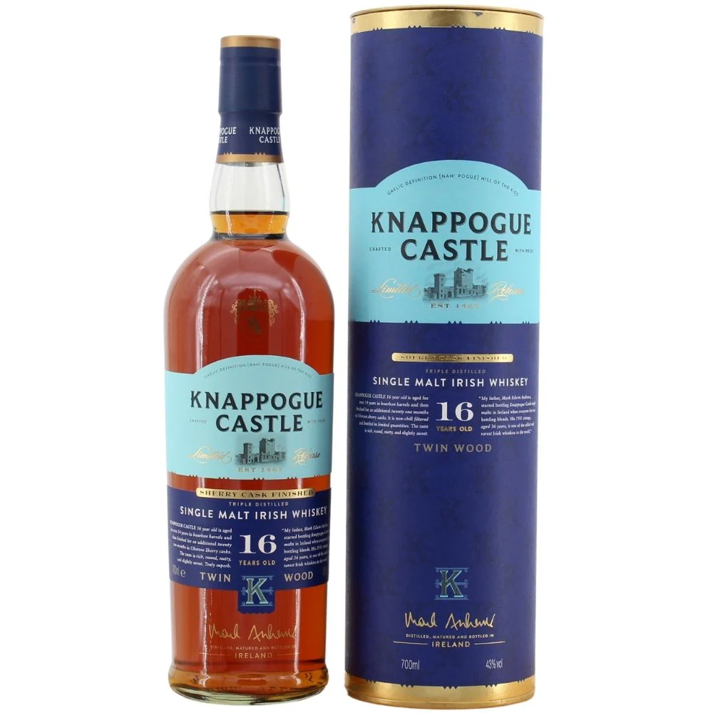 Knappogue Castle 16 Jahre Twin Wood 43% 0,7l