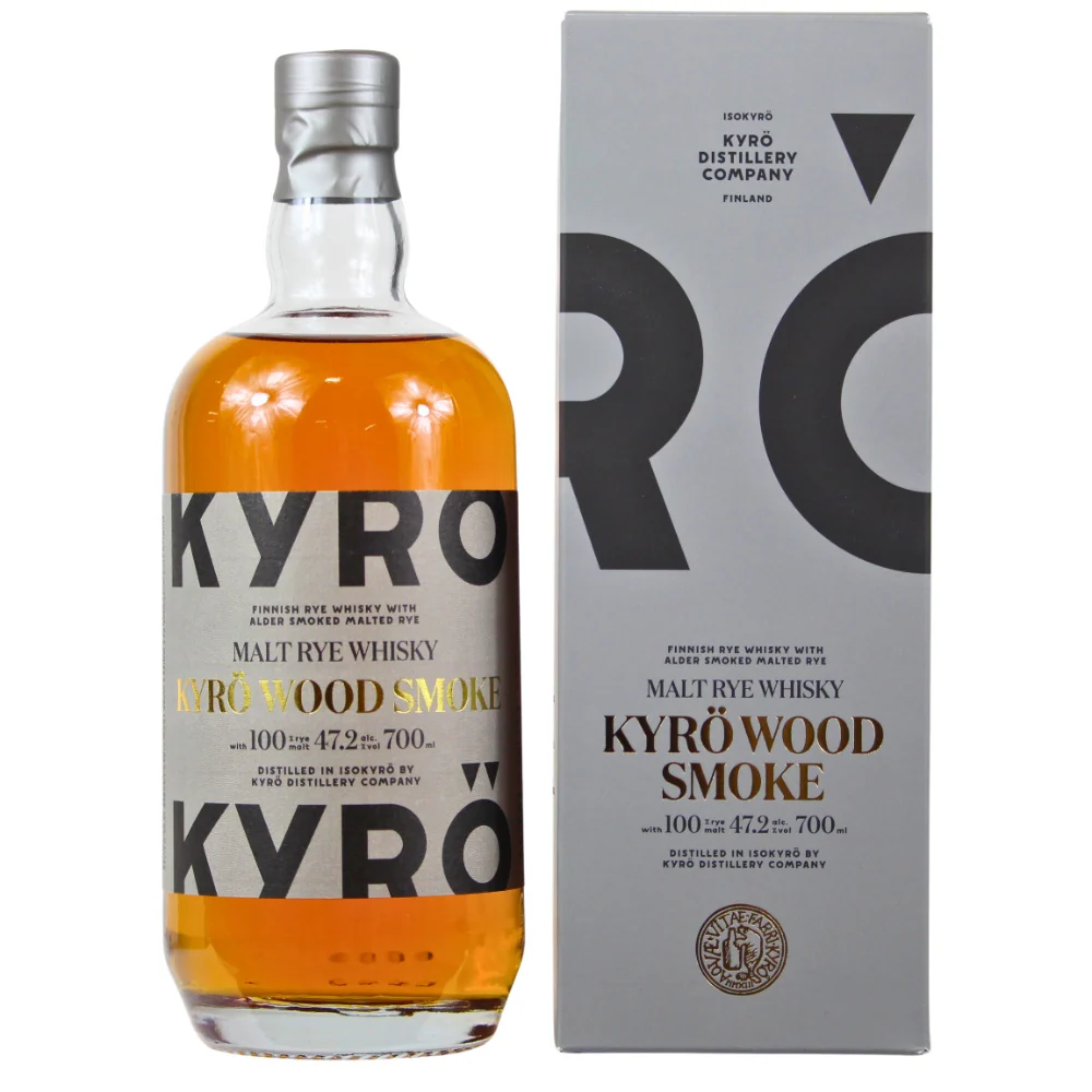 Kyrö Wood Smoke Malt Rye Whisky 47,2% 0,7l
