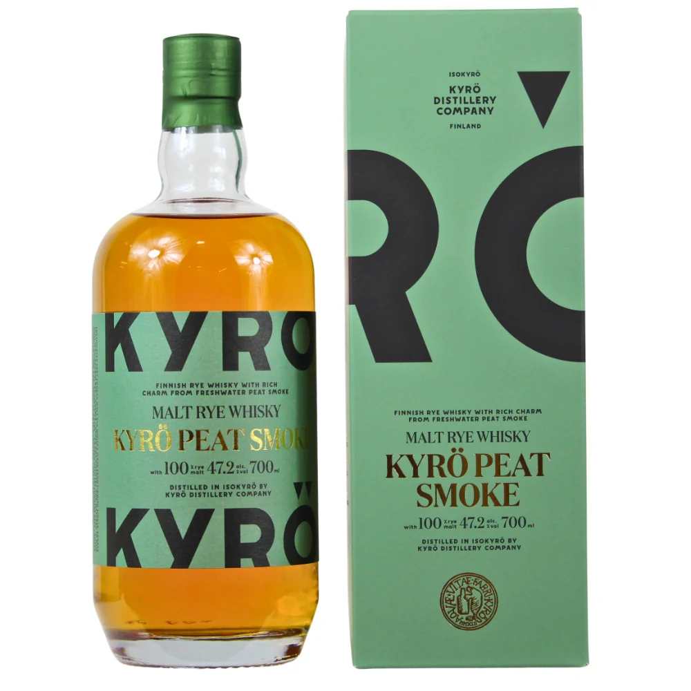 Kyrö Peat Smoke Malt Rye Whisky 47,2% 0,7l