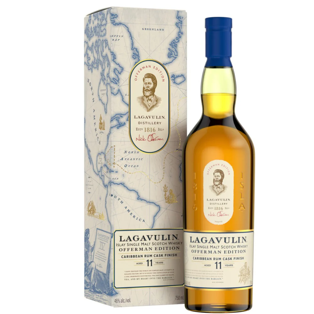 Lagavulin 11 Jahre Offerman Edition Caribbean Rum Cask Finish 46% 0,7l