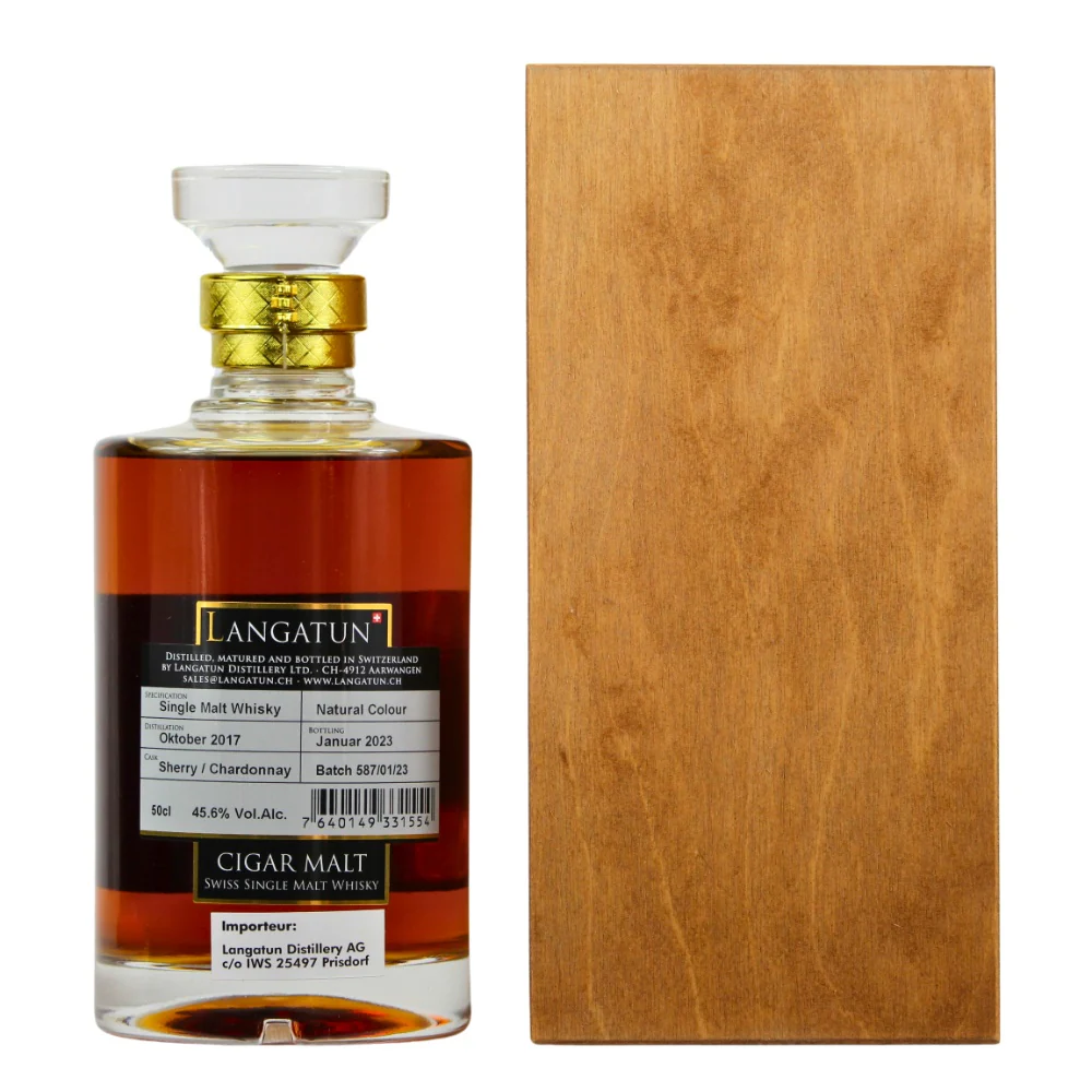 Langatun Cigar Malt Batch 587/01/23 45,6% 0,5l - Image 2