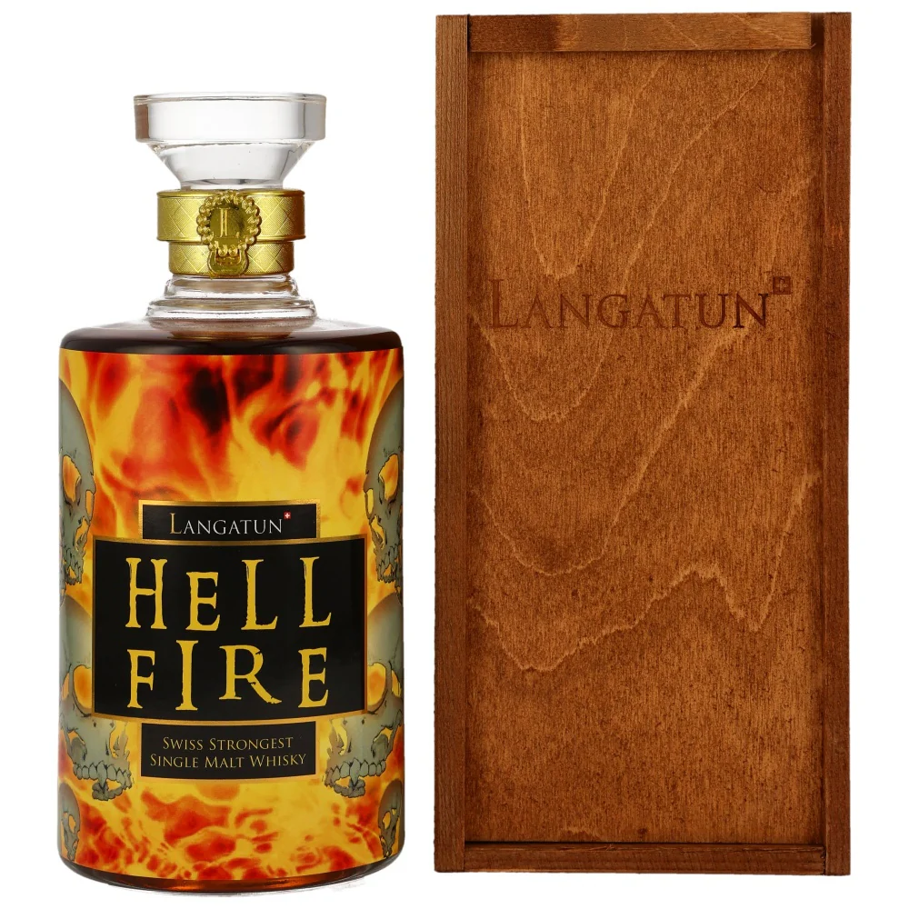 Langatun Hell Fire No.2 Swiss Single Malt Cask #666 79% 0,5l
