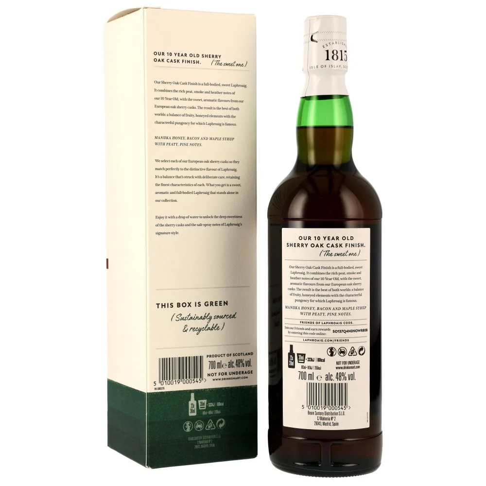 Laphroaig 10 Jahre Sherry Oak 48% 0,7l - Image 2