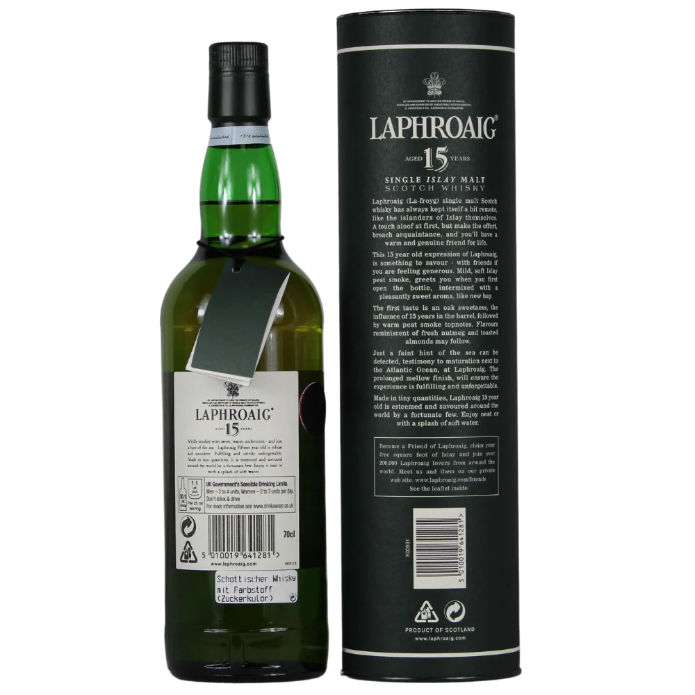 Laphroaig 15 Jahre (Bottled 2008) 43% 0,7l - Image 2