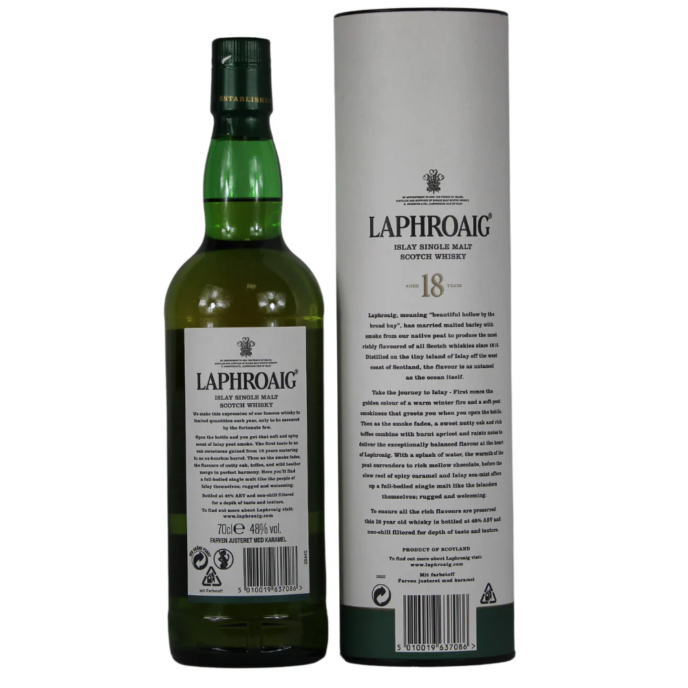 Laphroaig 18 Jahre (weiße Tube) 48% 0,7l - Image 2