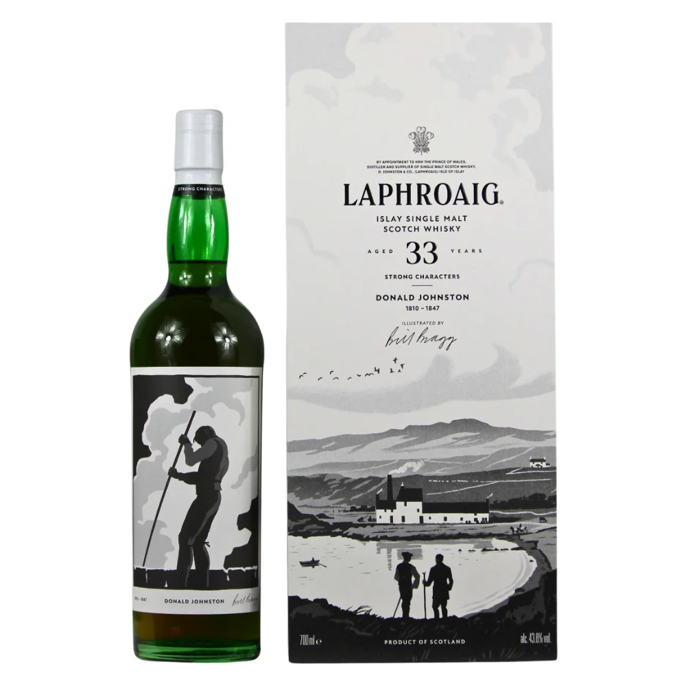 Laphroaig 33 Jahre Strong Characters Donald Johnston Chapter One 43,8% 0,7l