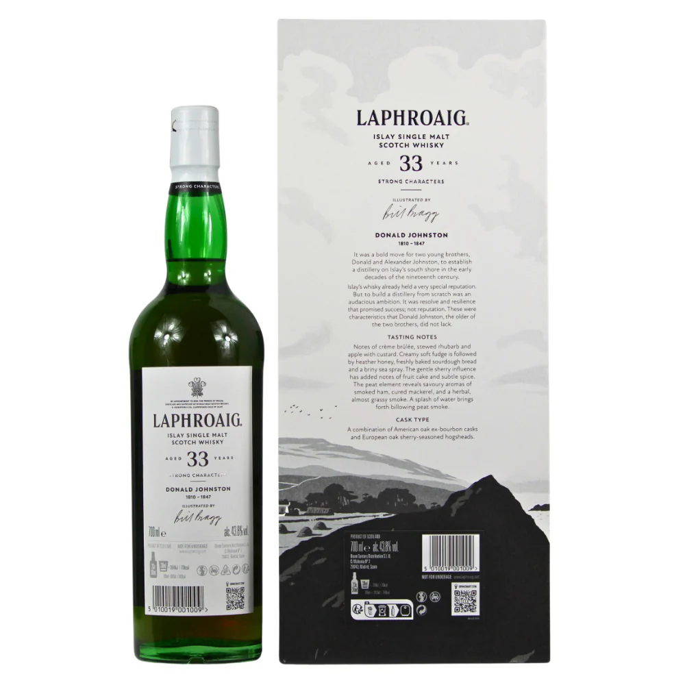 Laphroaig 33 Jahre Strong Characters Donald Johnston Chapter One 43,8% 0,7l - Image 2