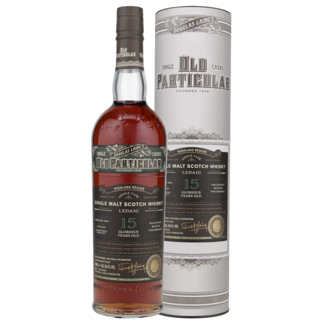 Ledaig 15 Jahre 2009/2024 Old Particular  Douglas Laing 56,4% 0,7l