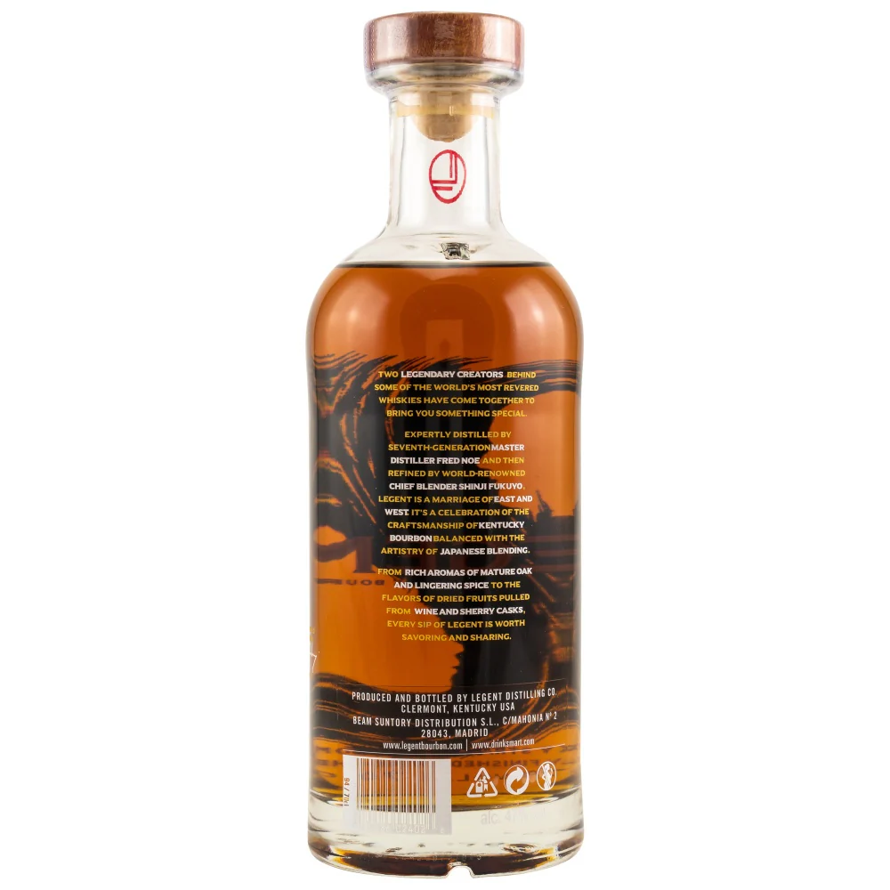 Legent Kentucky Straight Bourbon 47% 0,7l - Image 2