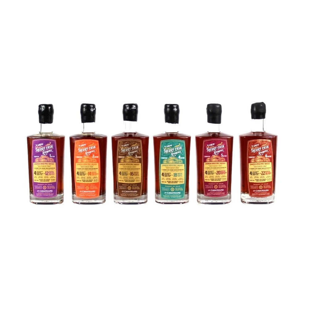 Liber The Great Sherry Cask Xperience Holzbox Set 1-6 ~54,8% 6x0,5l