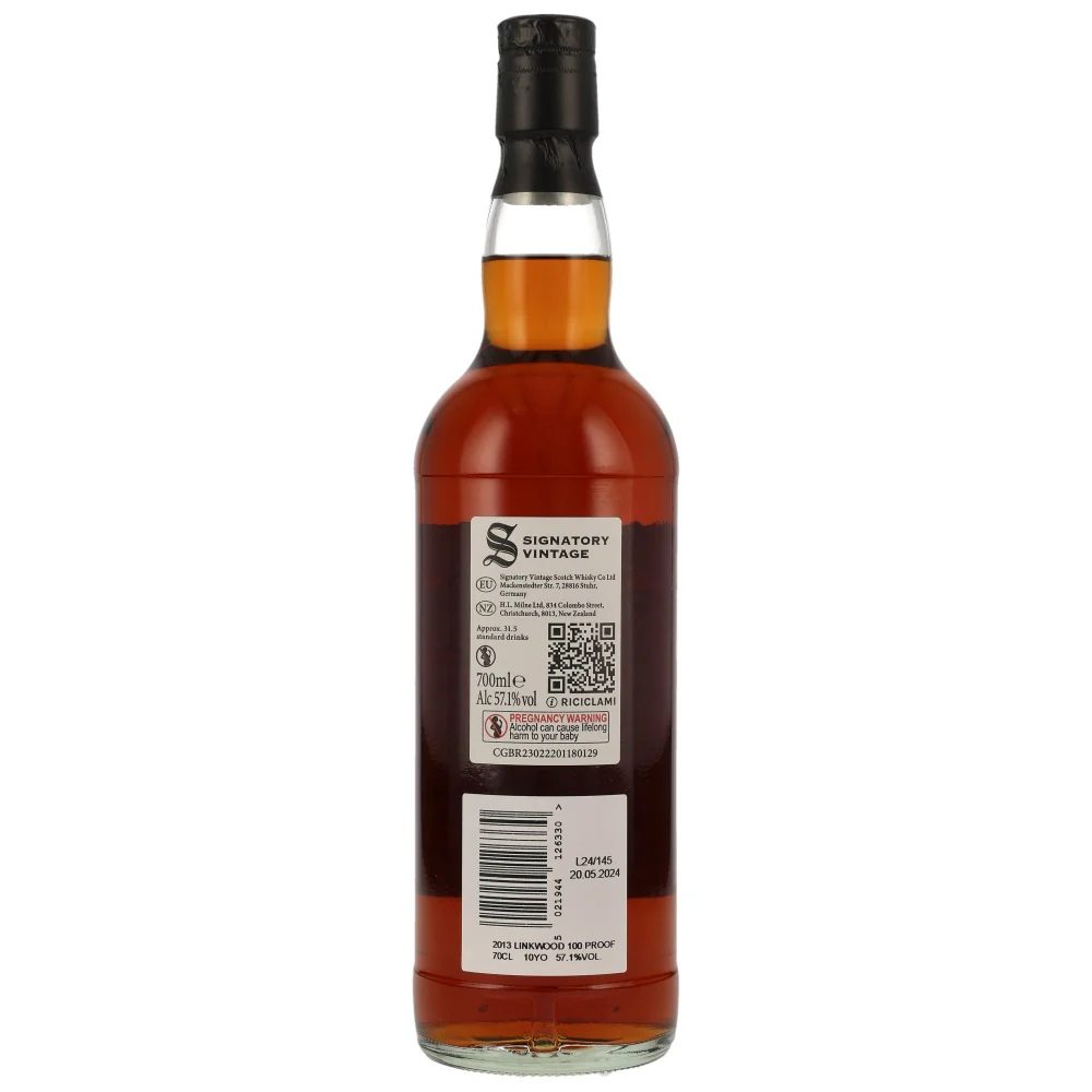 Linkwood 10 Jahre 100 Proof Edition #19 SV 57,1% 0,7l - Image 2