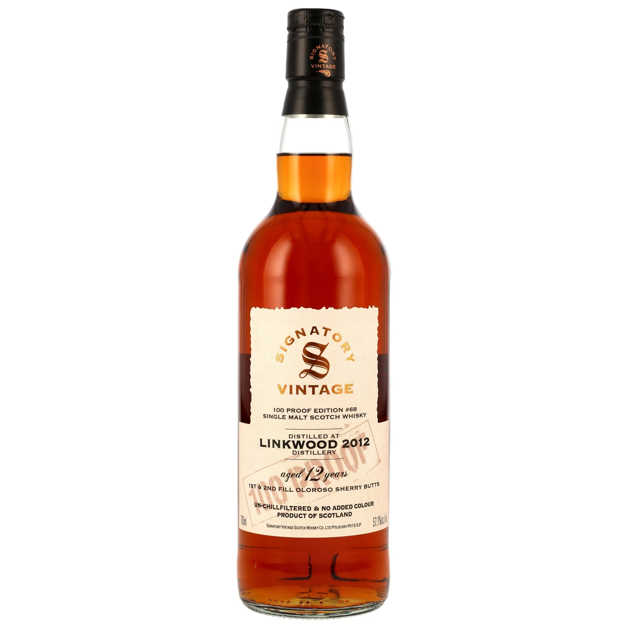 Linkwood 12 Jahre 2012/2025 Signatory Vintage 100 Proof Edition #68 57,1% 0,7l