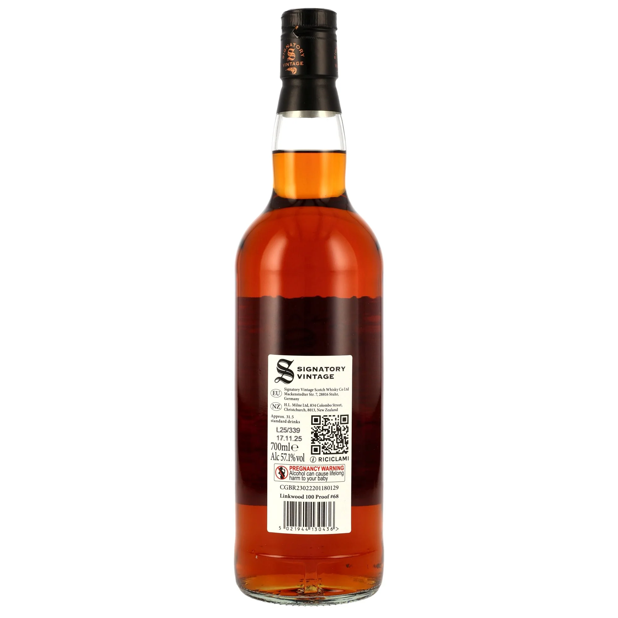 Linkwood 12 Jahre 2012/2025 Signatory Vintage 100 Proof Edition #68 57,1% 0,7l - Image 2