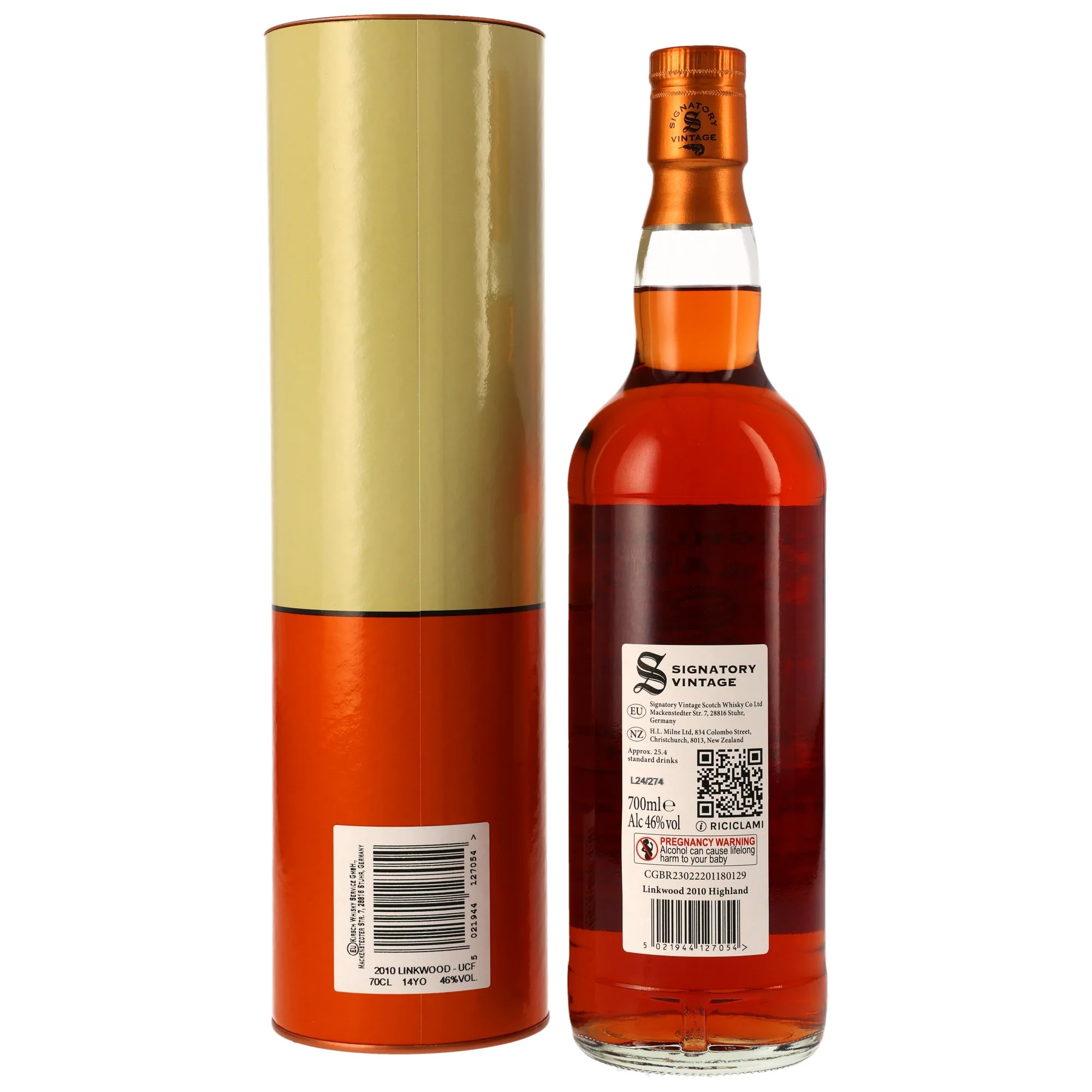 Linkwood 14 Jahre 2010/2024 Signatory Vintage 1st Fill Bolgheri Red Wine 46% 0,7l - Image 2