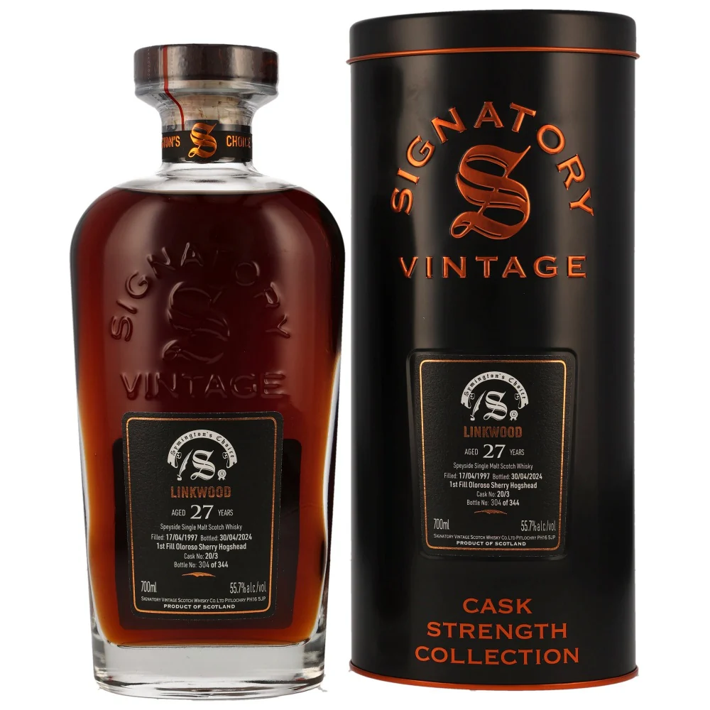 Linkwood 27 Jahre 1997/2024 Sherry Hogshead #20/3 SV 55,7% 0,7l