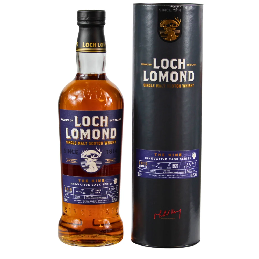 Loch Lomond The Nine 1st Fill Bodeaux Red Wine Hogshead #1 55% 0,7l