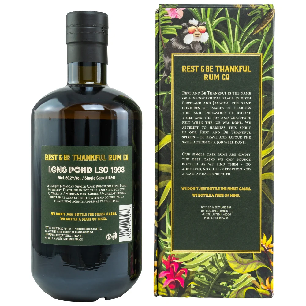 Long Pond 23 Jahre LSO Single Cask #10241 60,2% 0,7l - Image 2