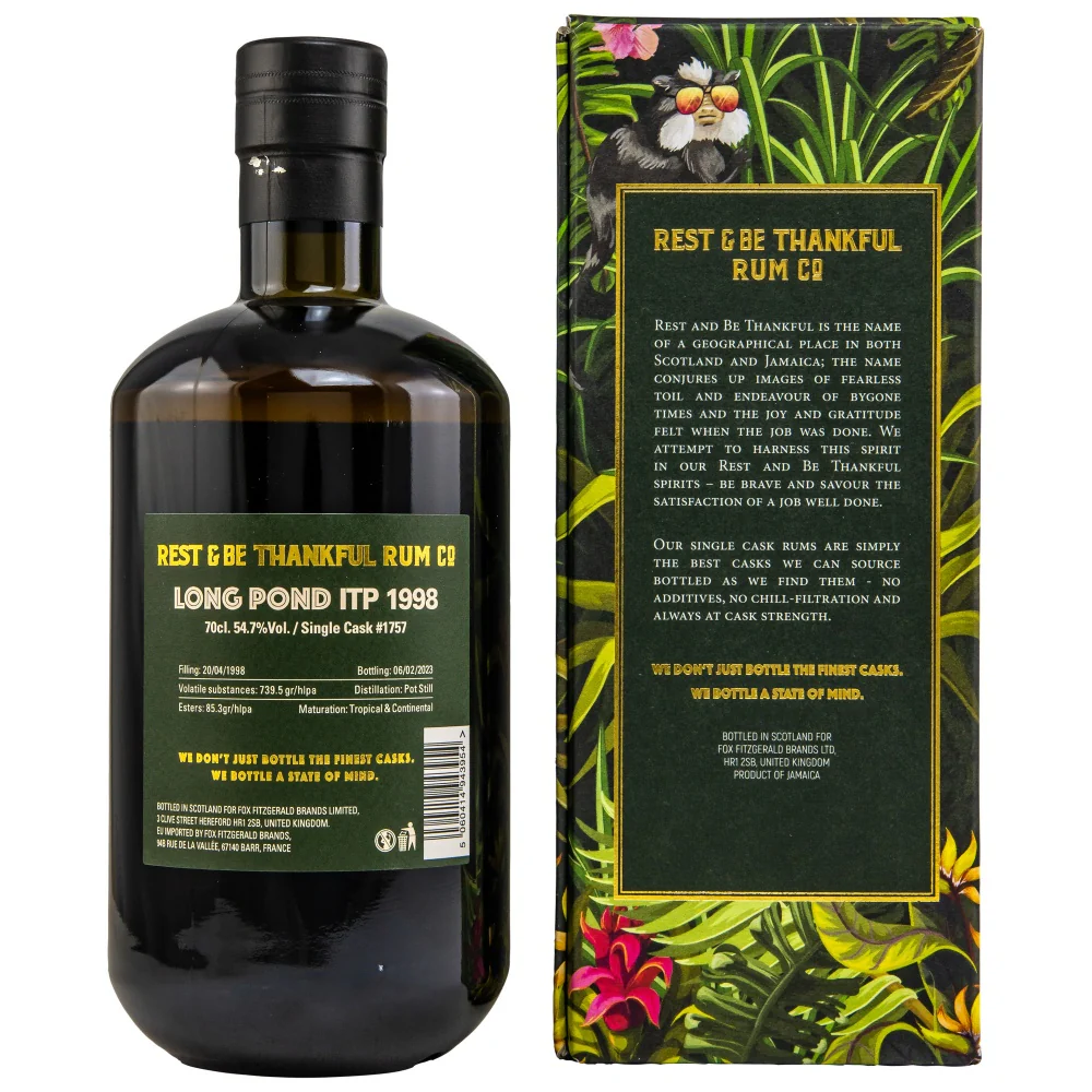 Long Pond 24 Jahre ITP Single Cask #1757 54,7% 0,7l - Image 2