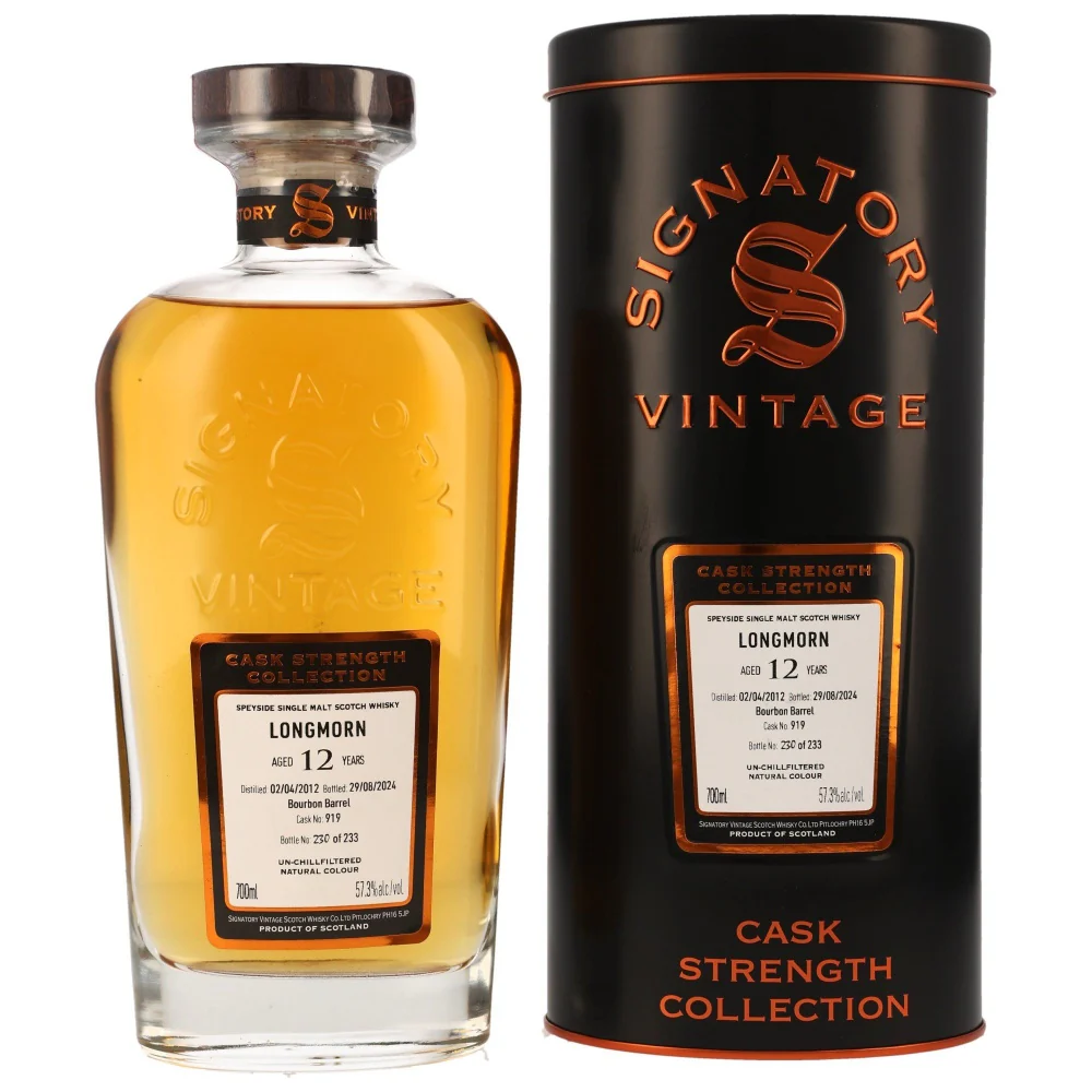 Longmorn 12 Jahre 2012/2024 Bourbon Barrel #919 SV 57,3% 0,7l