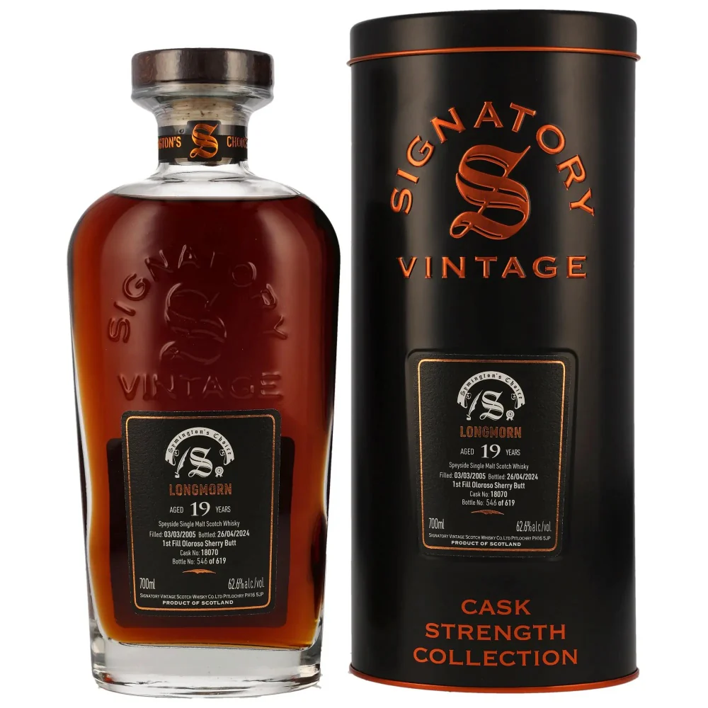 Longmorn 19 Jahre 2005/2024 Sherry Butt #18070 SV 62,6% 0,7l