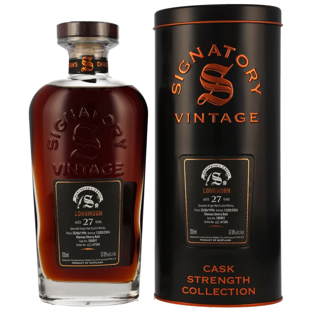 Longmorn 27 Jahre Symington's Choice SV Sherry Butt #105097 57,8% 0,7l