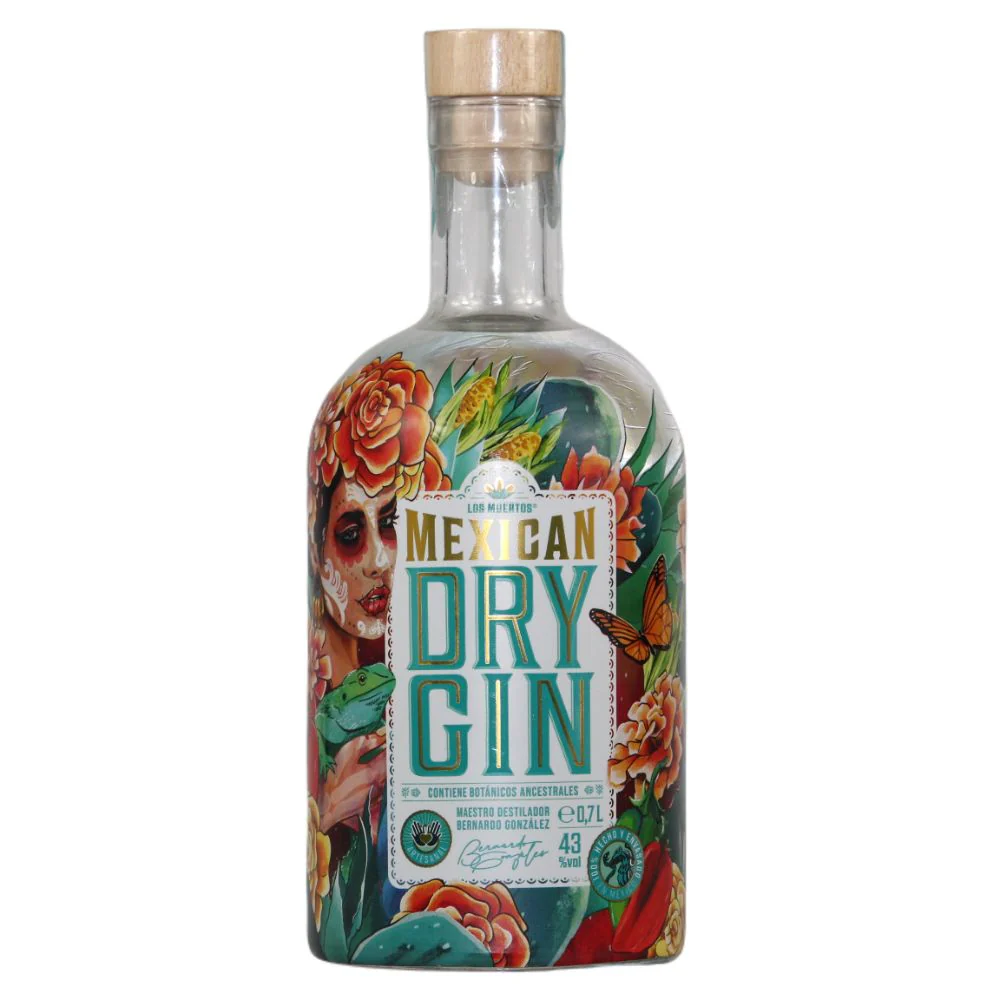 Los Muertos Mexican Dry Gin 43% 0,7l