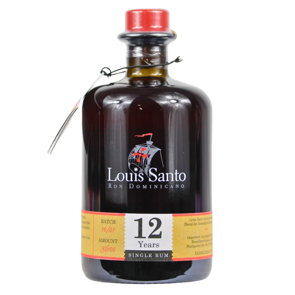Louis Santo 12 Jahre Single Rum Dominikanische Republik 40% 0,5l
