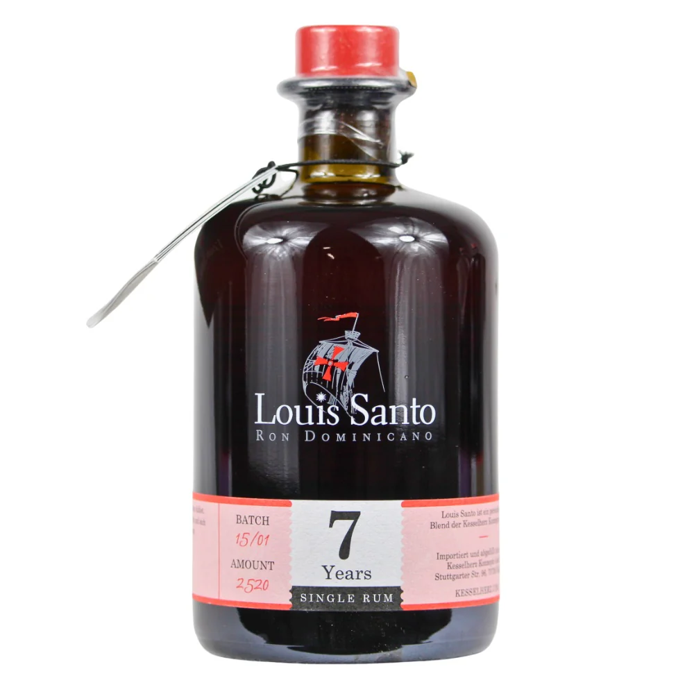 Louis Santo 7 Jahre Single Rum Dominikanische Republik 40% 0,5l