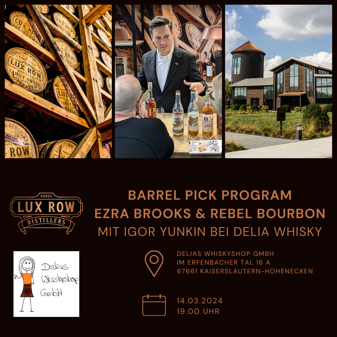 Lux Row Distiller's - Private Barrel Pick's Bourbon Tasting - Freitag, 14. März