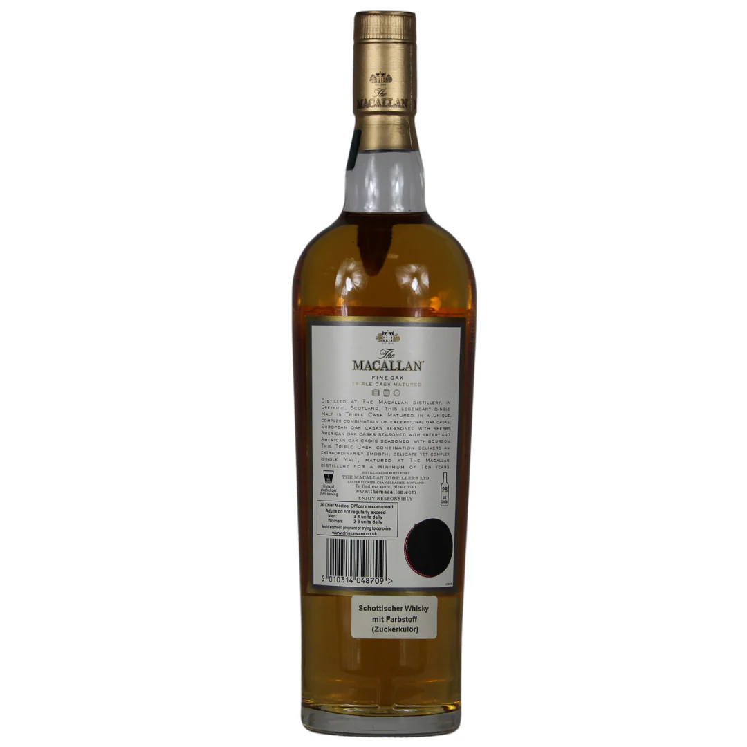 Macallan 10 Jahre Fine Oak Triple Cask Matured (Bottled 2010) 40% 0,7l - Image 2