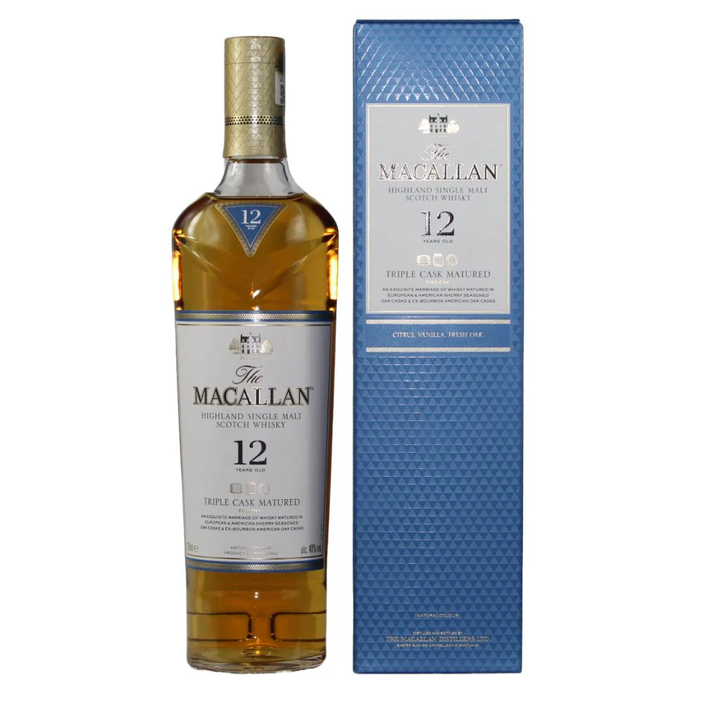 Macallan 12 Jahre Triple Cask Fine Oak 2022 40% 0,7l